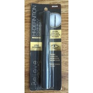 Believe Beauty Hi Definition Skinny Brown Mascara New Sealed